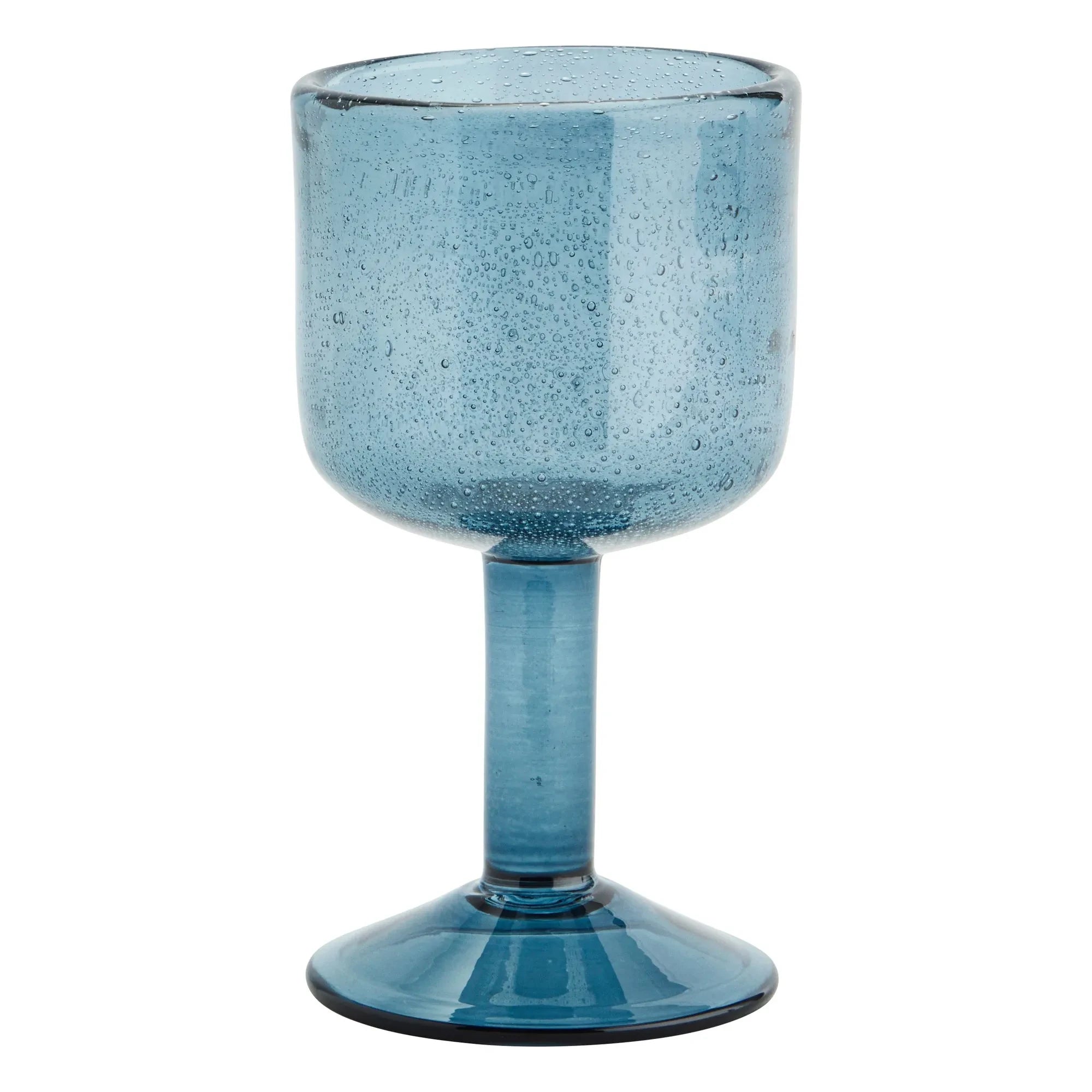 Madam Stoltz - Wine Glass | Blue