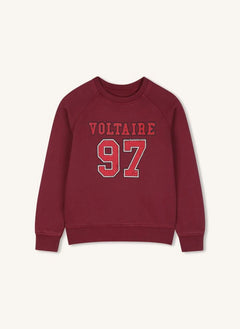 Zadig & Voltaire - Voltaire Sweat 97 Organic cotton | Burgundy