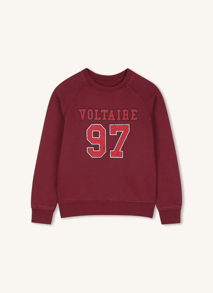 Zadig & Voltaire - Voltaire Sweat 97 Organic cotton | Burgundy
