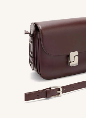 Soeur - Bellissima Mini Leather Bag | Burgundy
