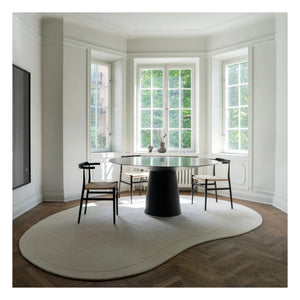 Layered - Remnant Wool Rug | White