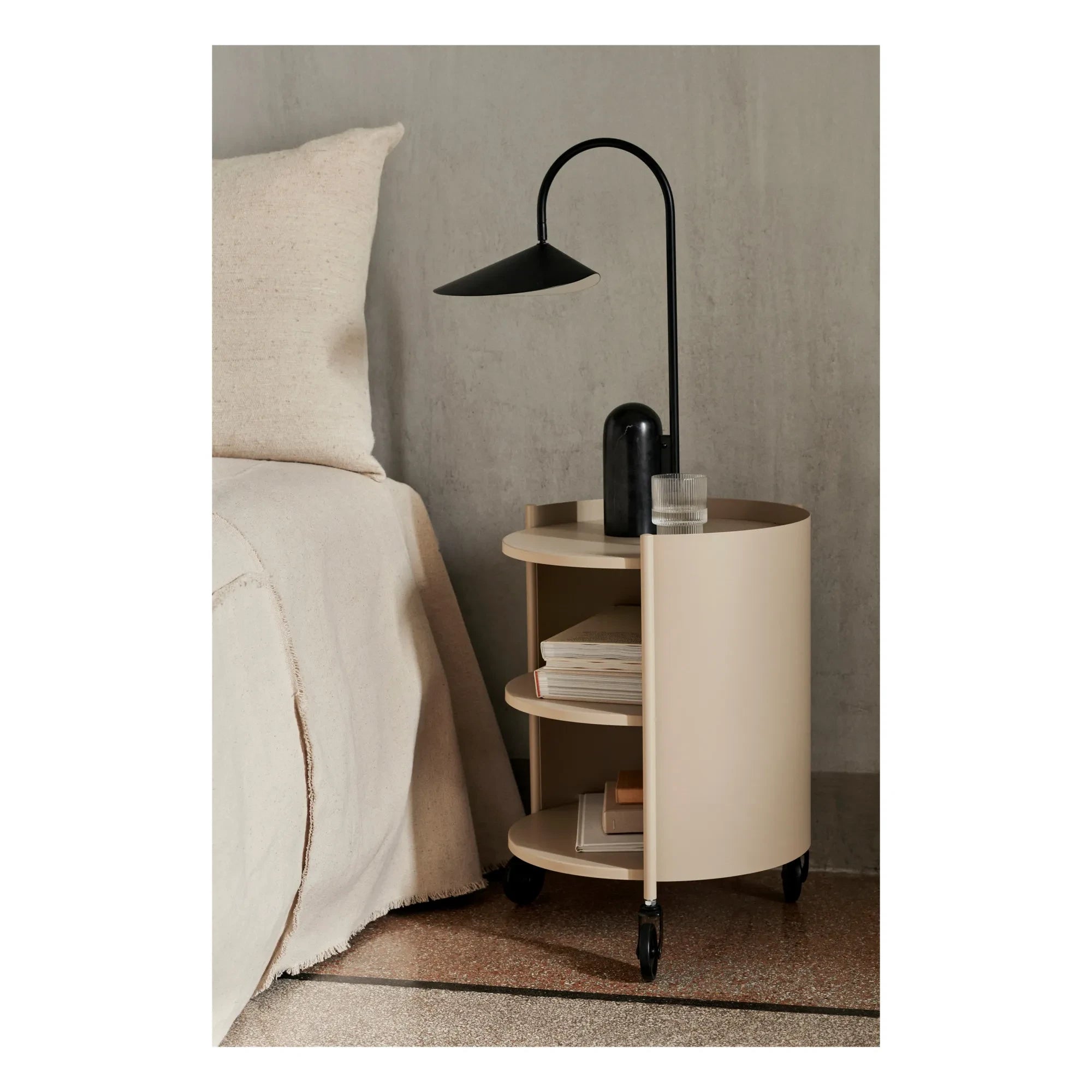 Ferm Living - Arum Marble Table Lamp | Black