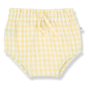 1+ in the family - Bloomer Delos Vichy Seersucker | Light Yellow