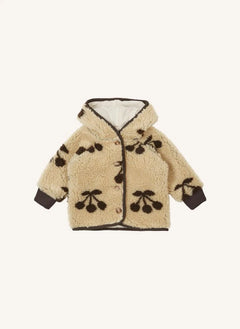 Emile et Ida - Cerises Bébé Sherpa Mont | Beige