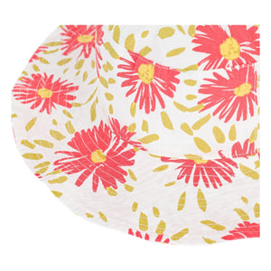Petit Bateau - Organic Cotton Floral Capeline | Ivory