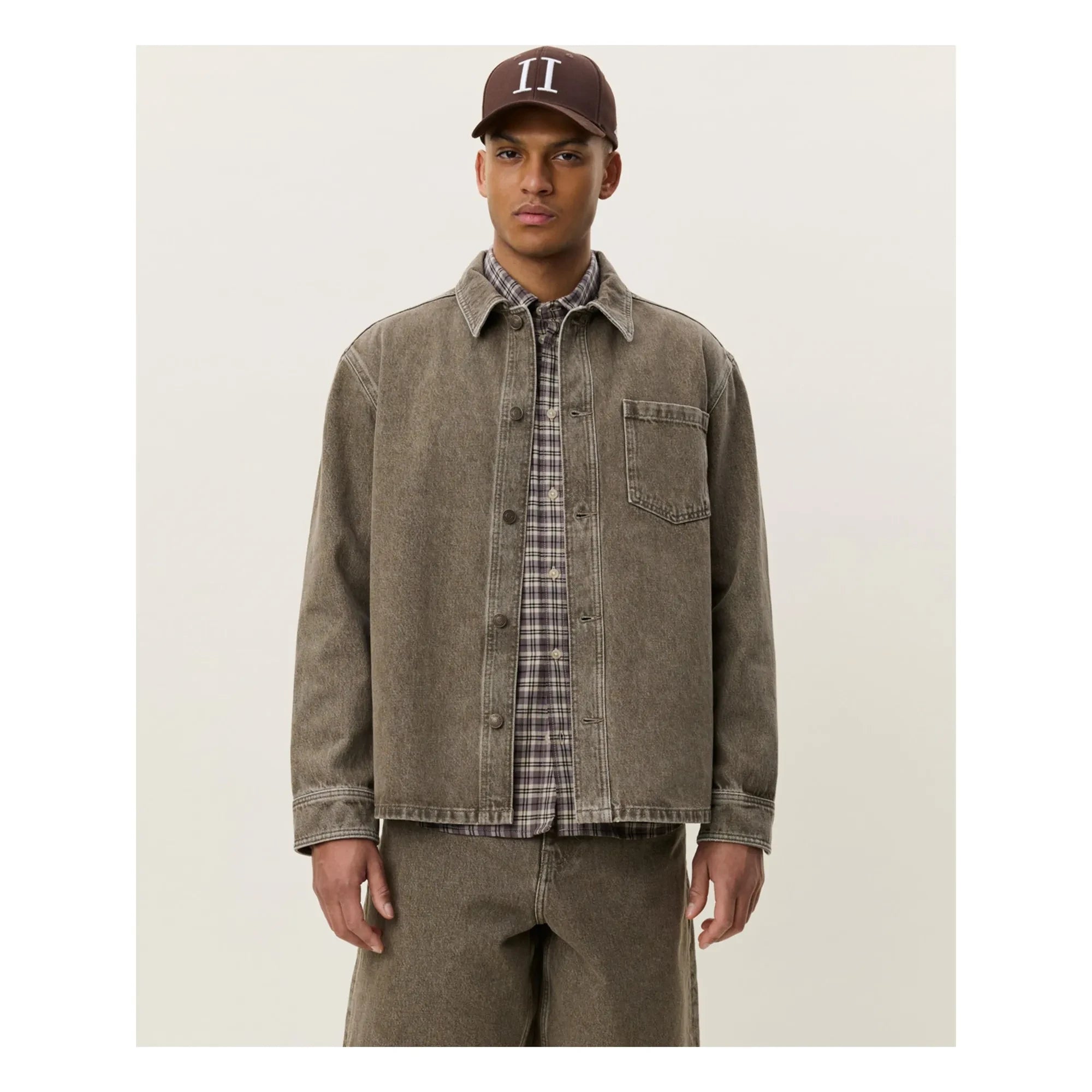 Les Deux - Brown Denim Shirt
