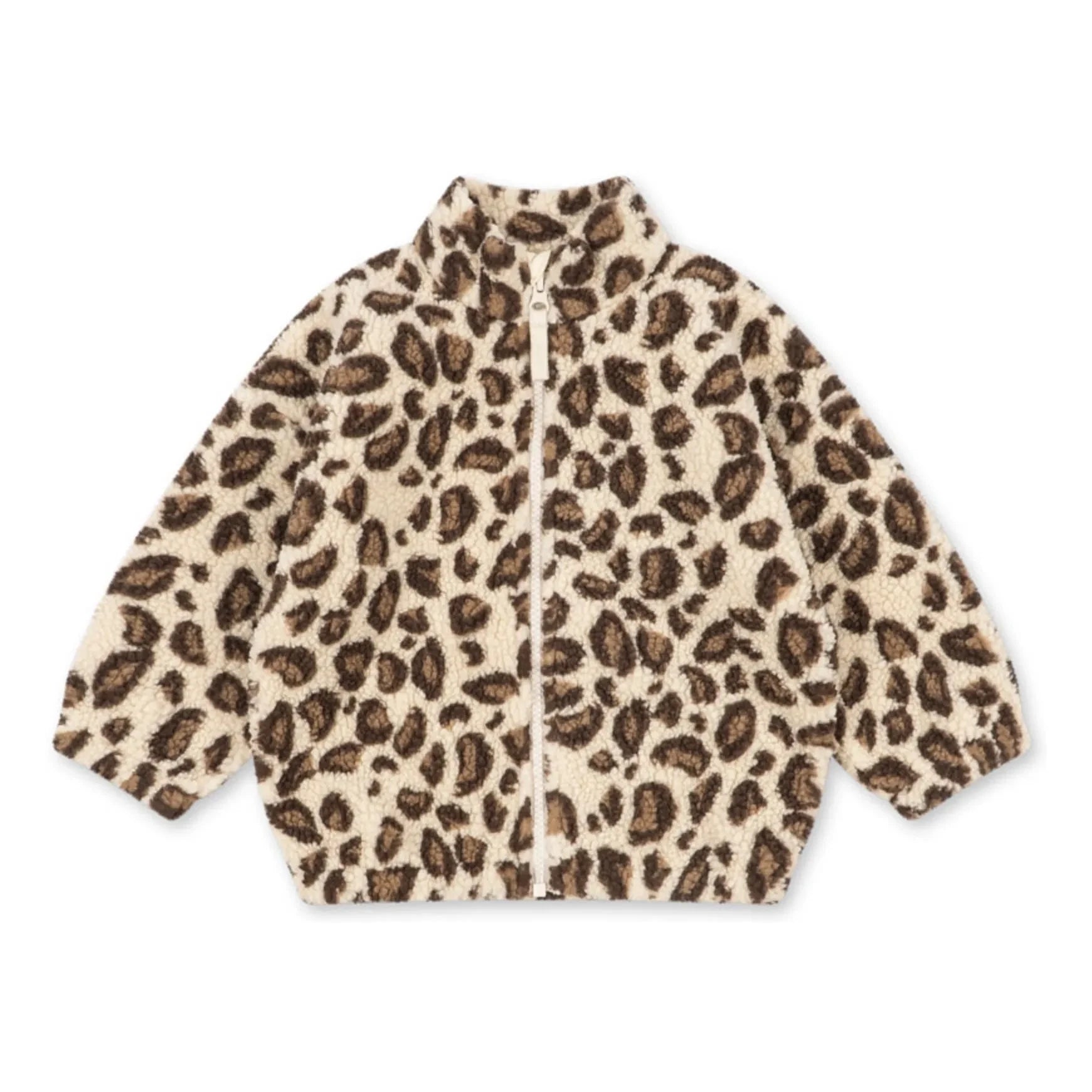 Konges Sløjd - Recycled Fiber Jody Leopard Sherpa Jacket | Beige