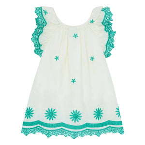 Bonton - Anna Embroidered Dress | Ecru