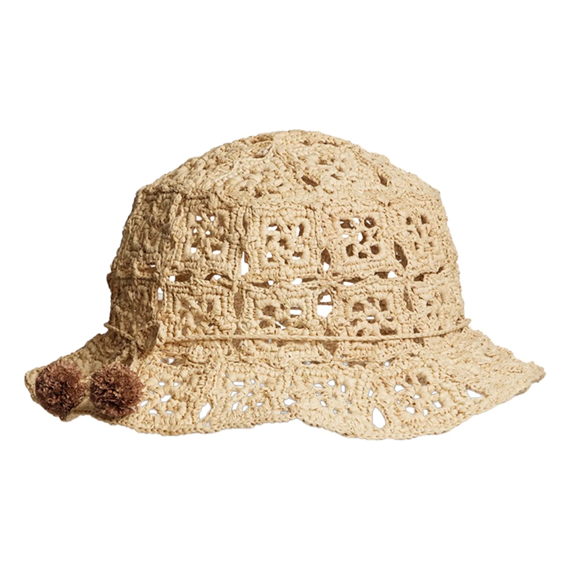 Bonpoint - Line Raphia Hat | Natural