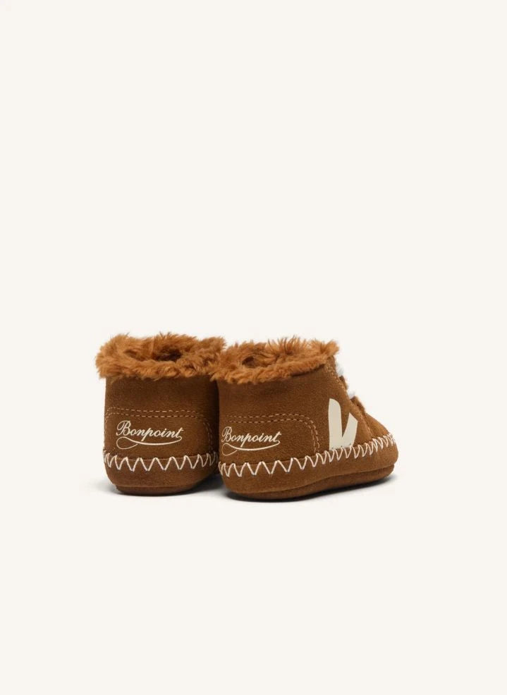Veja - Baby Winter Light ZZ Suede Sneakers - Veja x Bonpoint | Brown