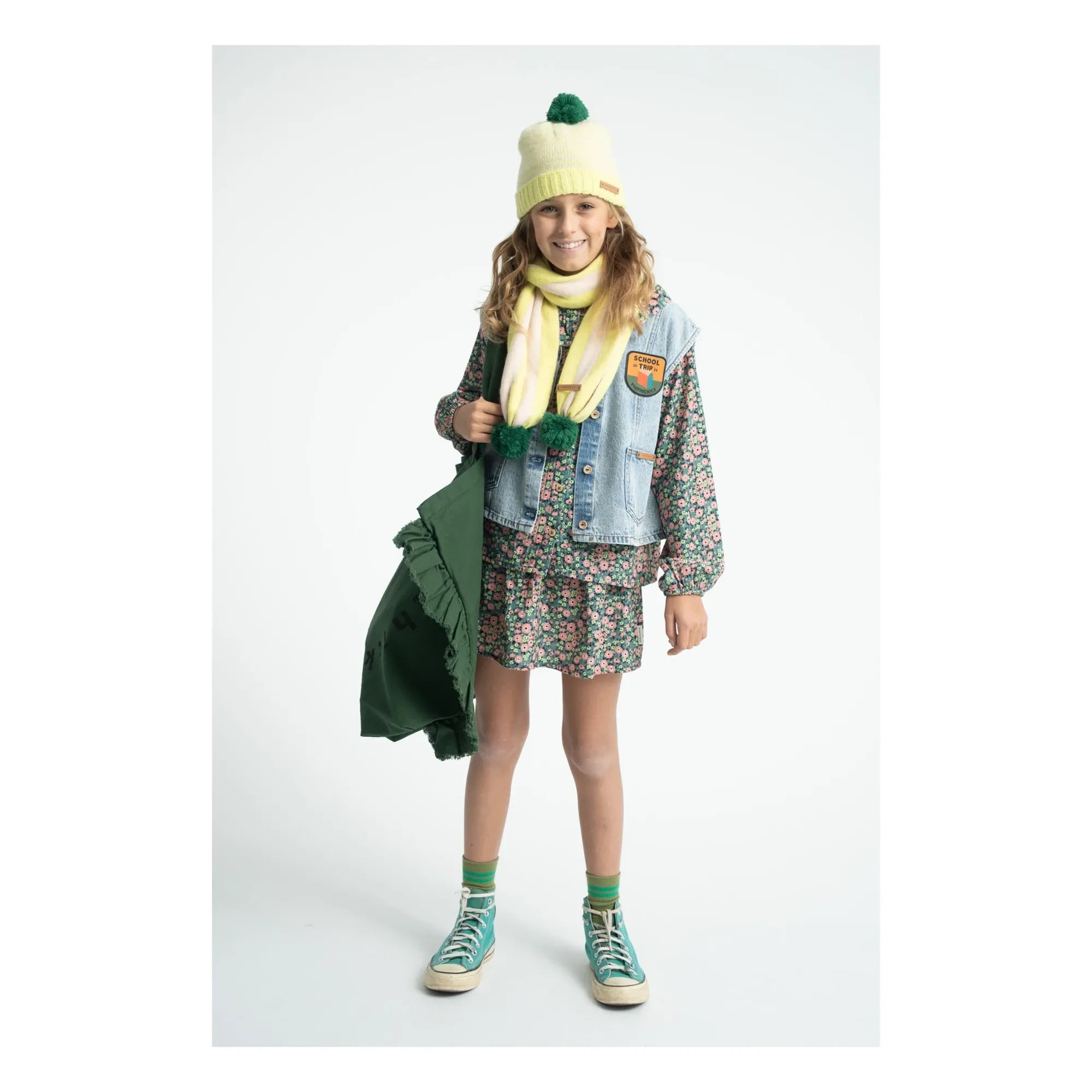 Piupiuchick - Striped Hat | Fluorescent Yellow