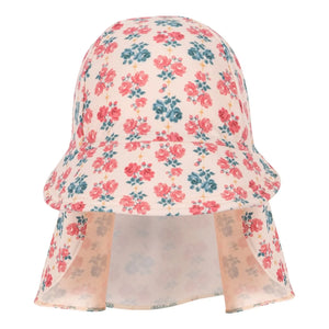Konges Sløjd - Manuca Floral Hat Made from Recycled Fibers | Beige