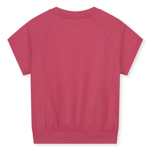 Gray Label - Organic cotton short-sleeve sweatshirt | Fuchsia