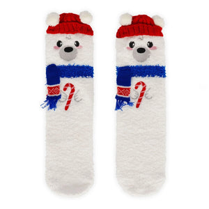 Legami - Adult Christmas Slipper Socks Polar Bear - A Perfect Fit!