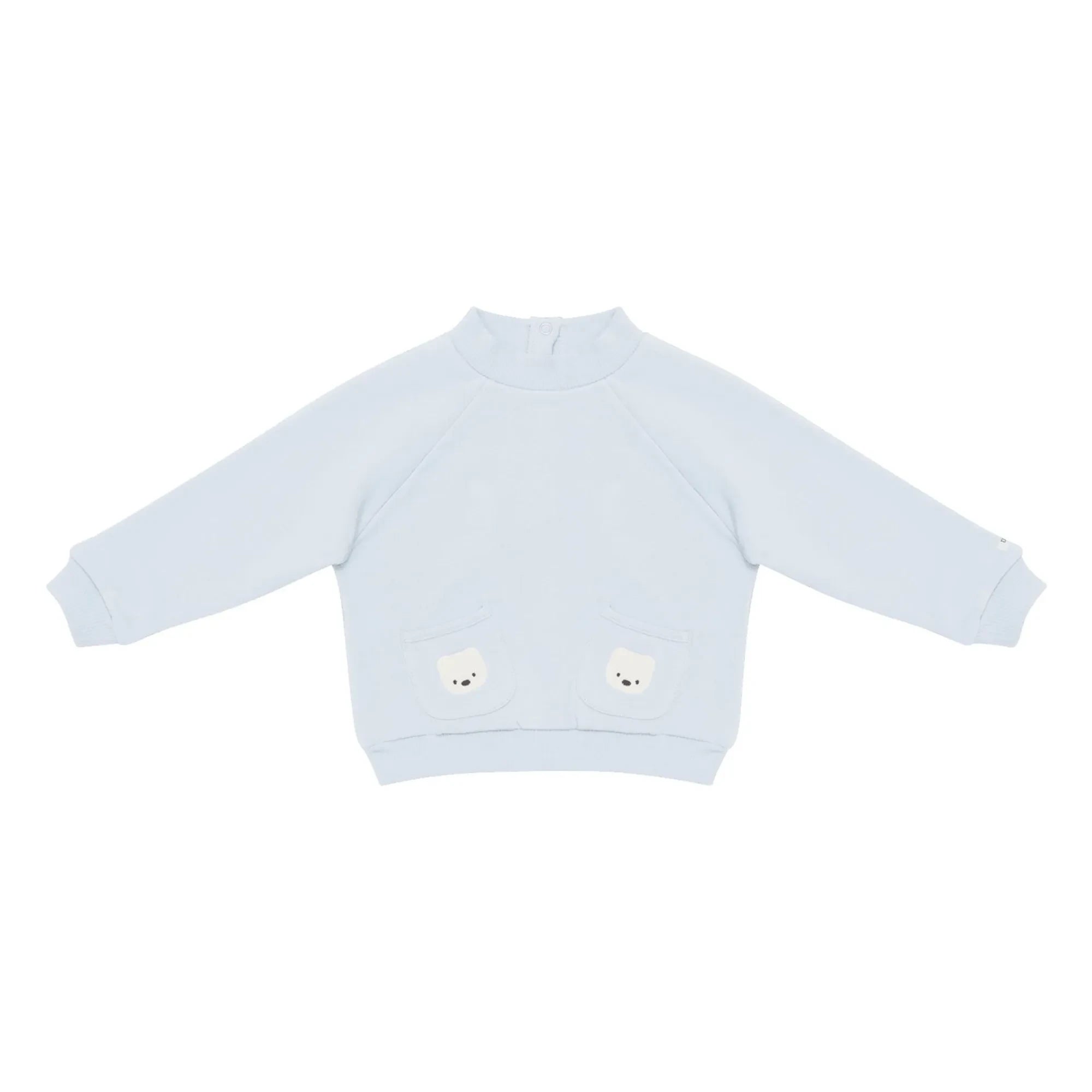 Donsje - Sweat Foppe Polar Bear Organik Pamuk | Buz Mavisi
