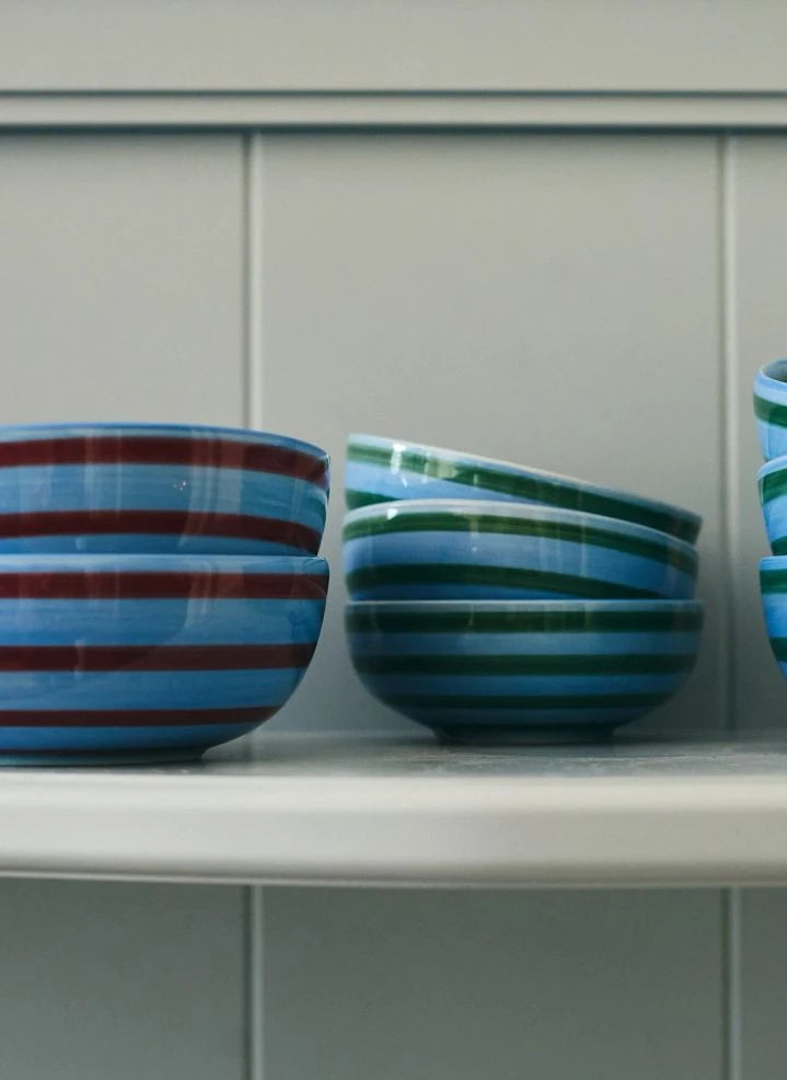 Anna + Nina - Tide & Leaf Bowl | Blue