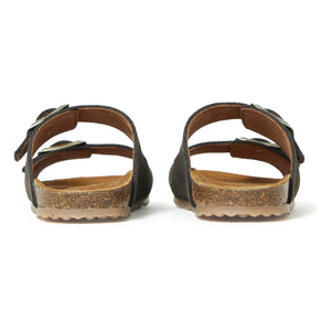 Pèpè - Two Con Me - Double Buckle Sandals | Charcoal Gray