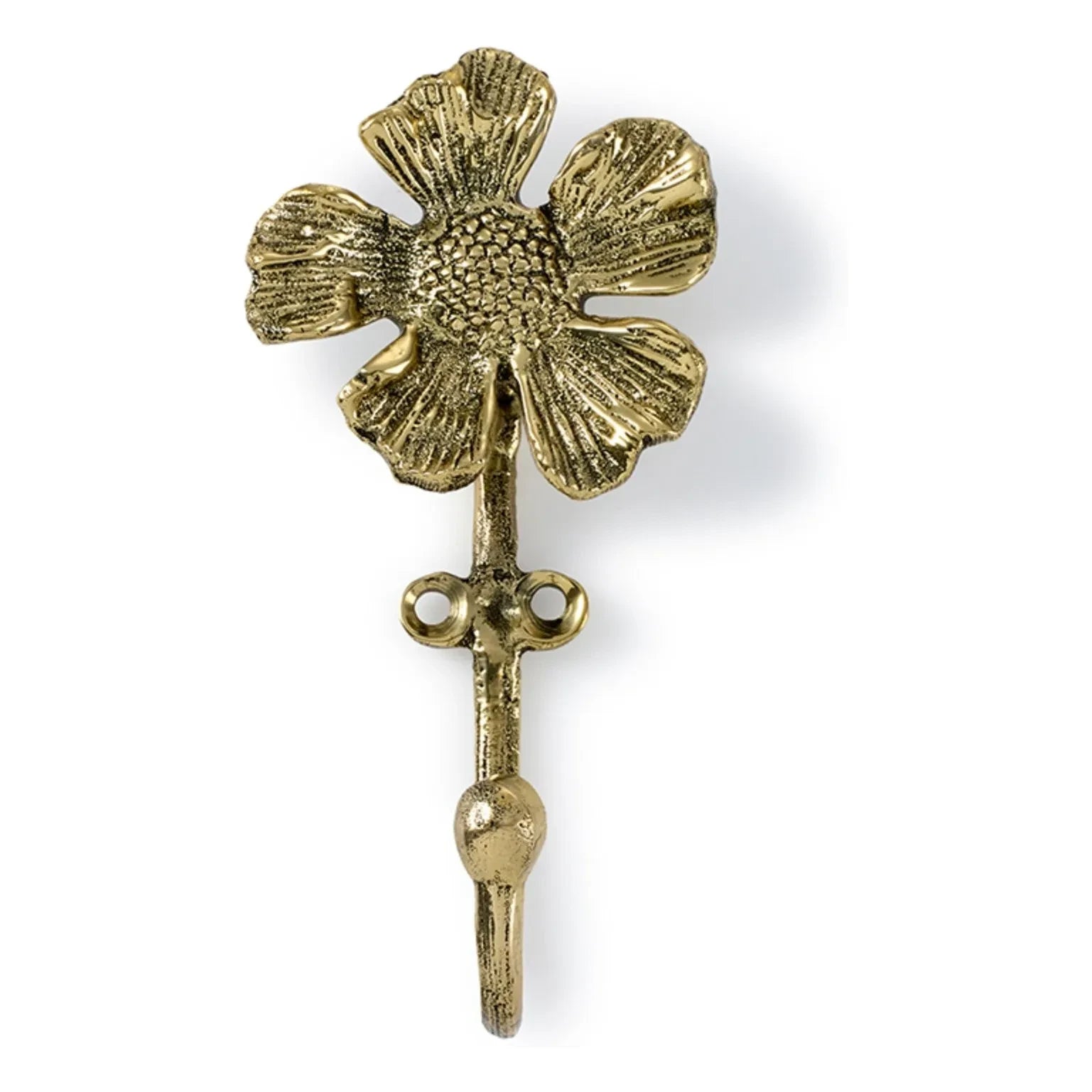 Doing Goods - Cherry Blossom Brass Wall Hook | Gold