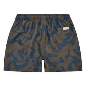 OAS - Morel Puzzlotec Swim Shorts | Brown