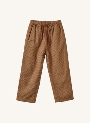 Caramel - Chestnut Color Linen Pants | Pas