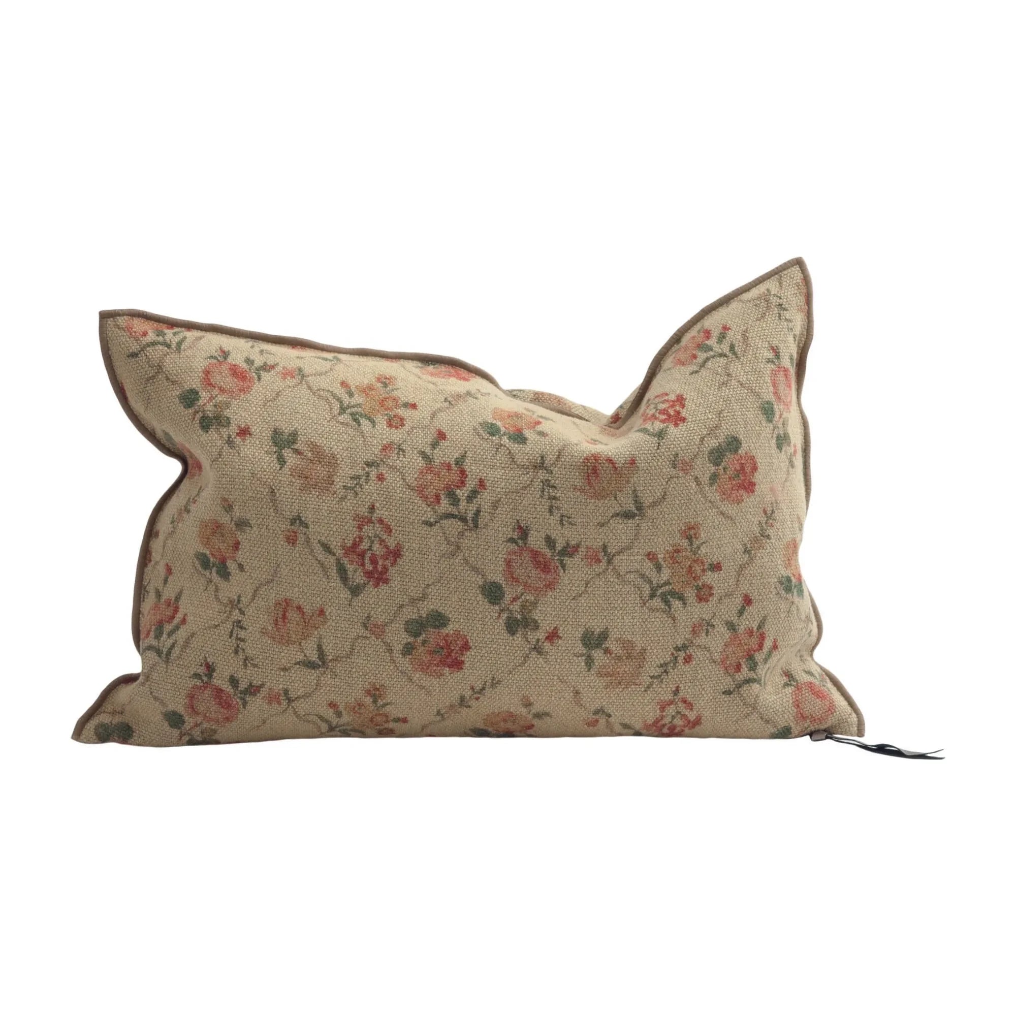 Maison de Vacances - Jardin Secret Linen Vice Versa Pillow | Cream