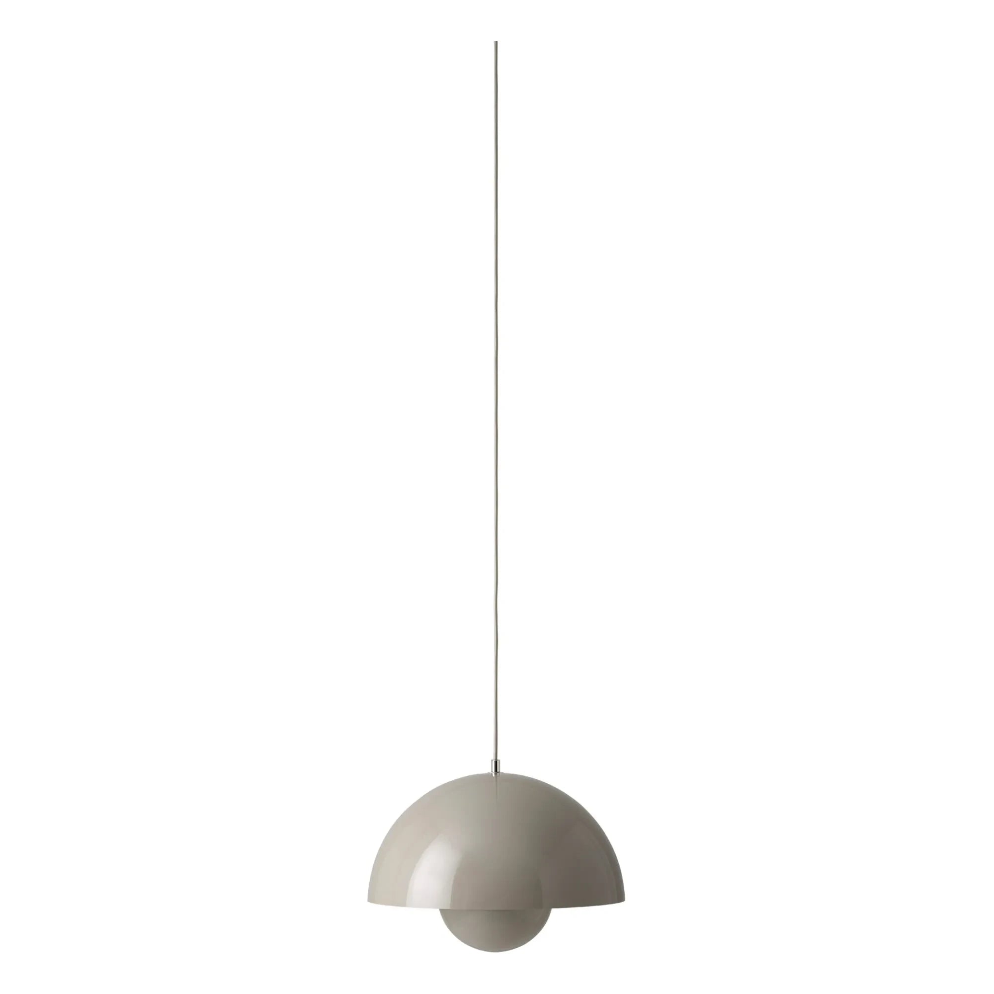 & Tradition - Flowerpot Pendant Lamp VP7 - Vener Panton | Taupe Gray