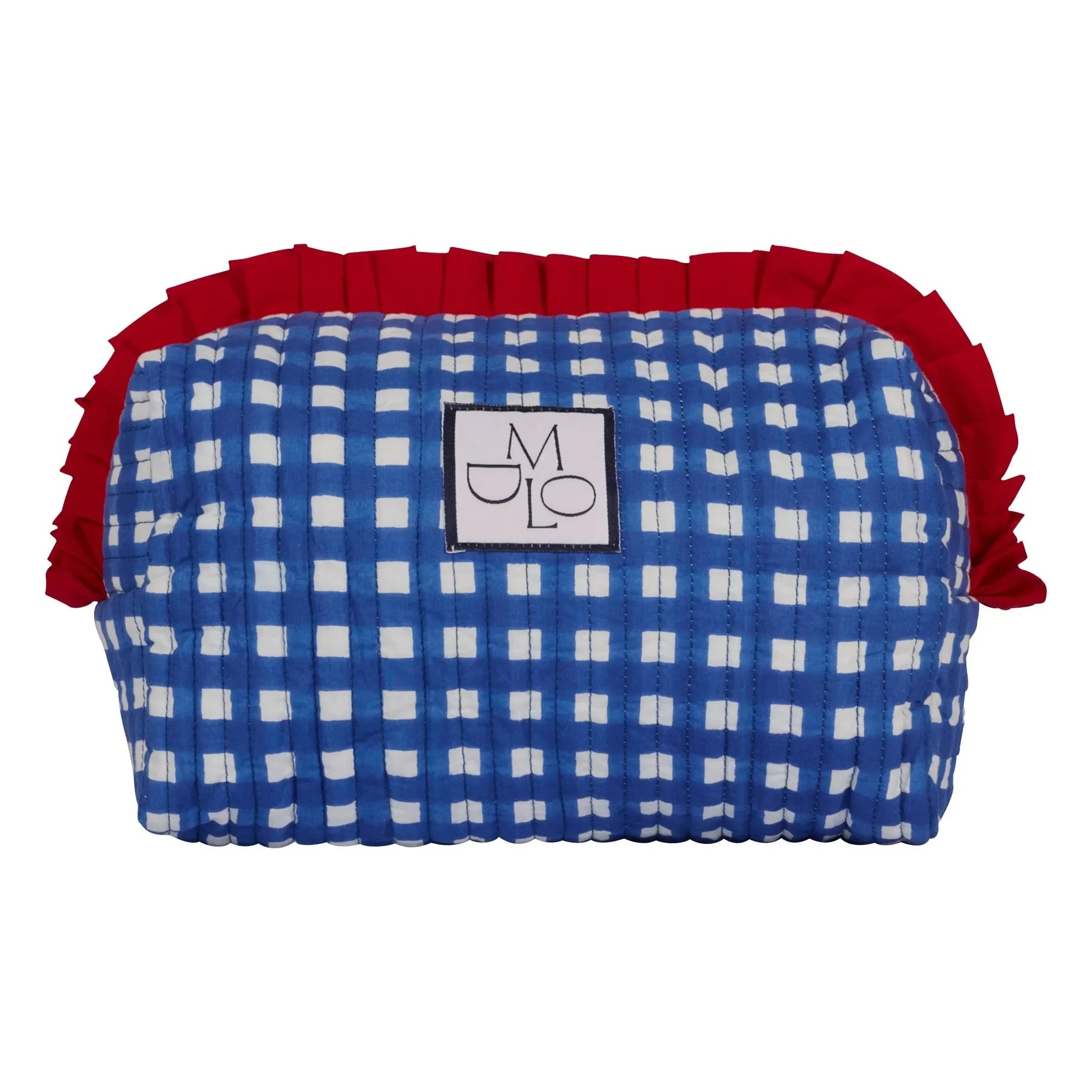 Maria de la Orden - Amy Pamuk Plaid Clutch Bag | Blue