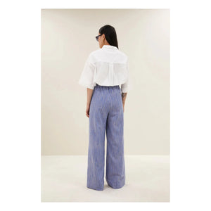 By Bar - Benji Striped Pants | Blue