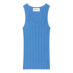 Bompard - Cotton Tank Top | Azure Blue