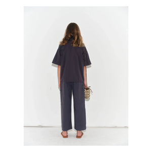Main Story - Large organic cotton shirt | Charcoal grey