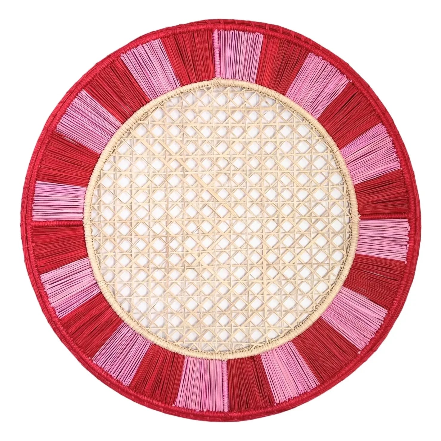 Coro Cora - Wavy American Placemat | Red