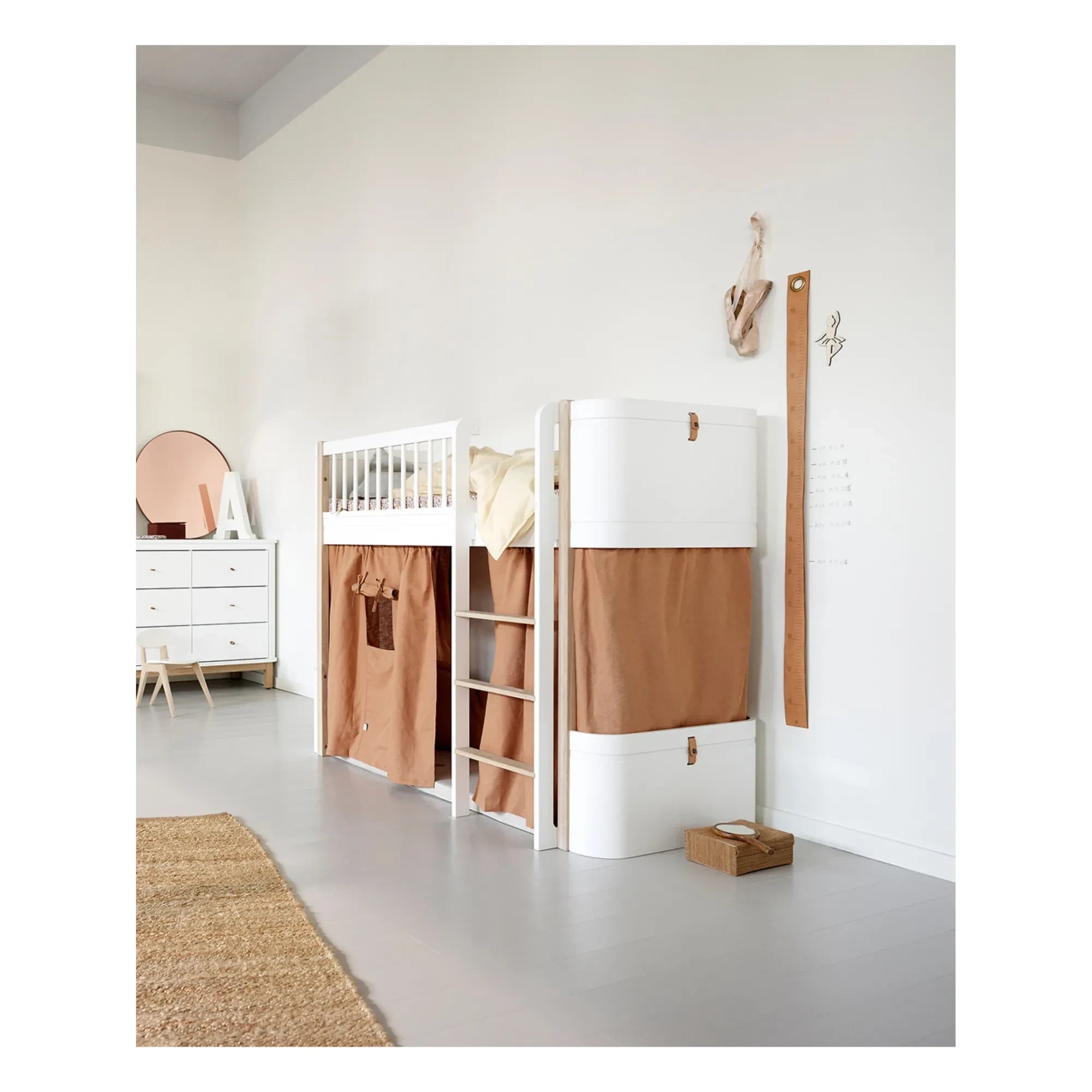 Oliver Furniture - Mini+ Yatak İçin Kulübe Perdesi | Caramel