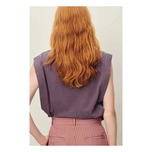 Sessùn - Orlando Cotton T-shirt | Purple