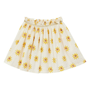 Arsène et Les Pipelettes - Soleils Seersucker Skirt | Ecru