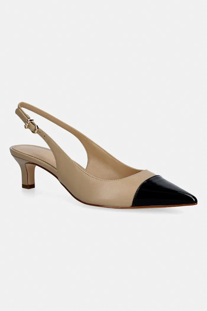 MICHAEL Michael Kors Amara Toe Cap Sling Pump İnce Topuklu Ayakkabı