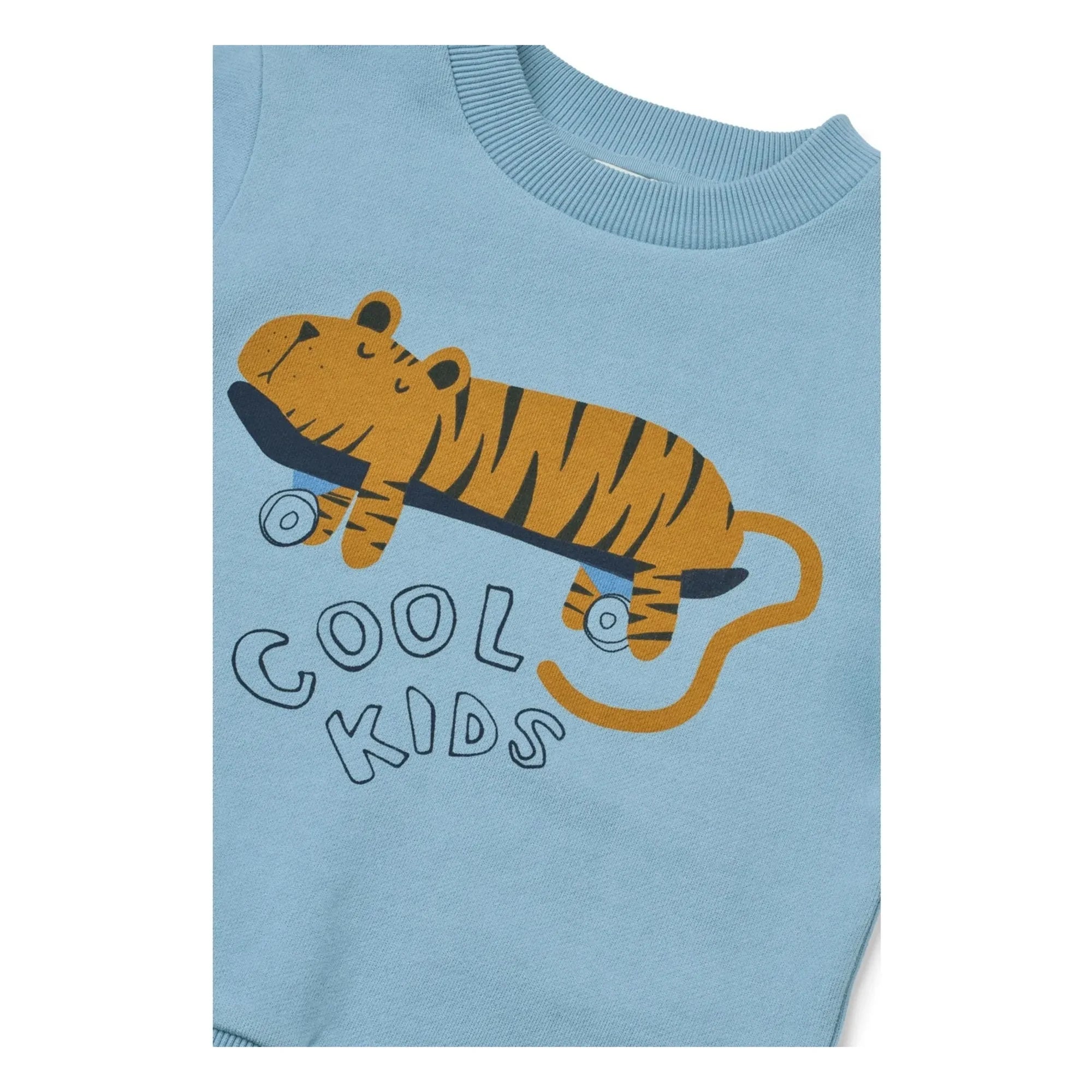 Liewood - Thora Tiger Organic Cotton Sweatshirt | Blue
