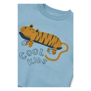 Liewood - Thora Tiger Organic Cotton Sweatshirt | Blue