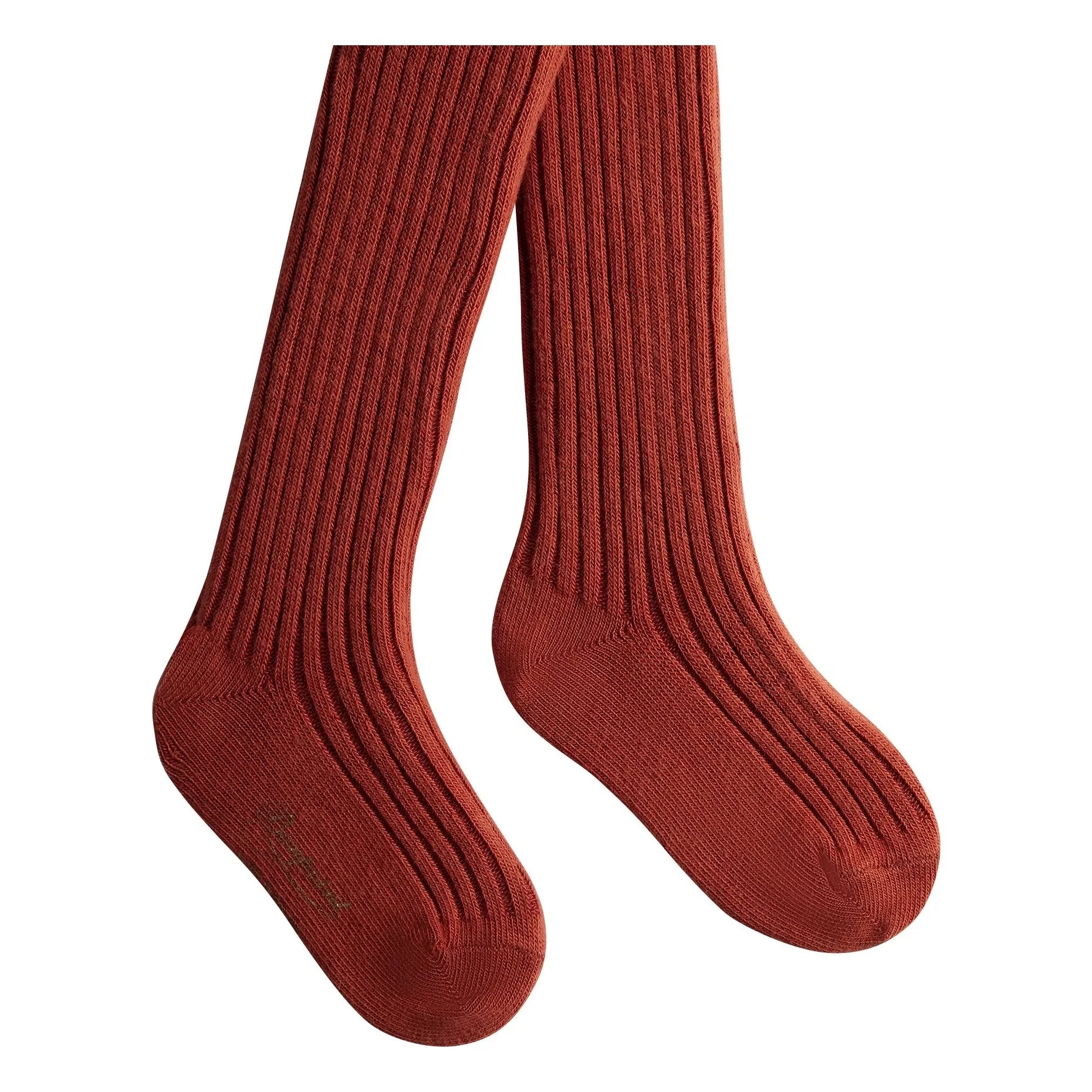 Bonpoint - Banny Ribbed Tights | Russet