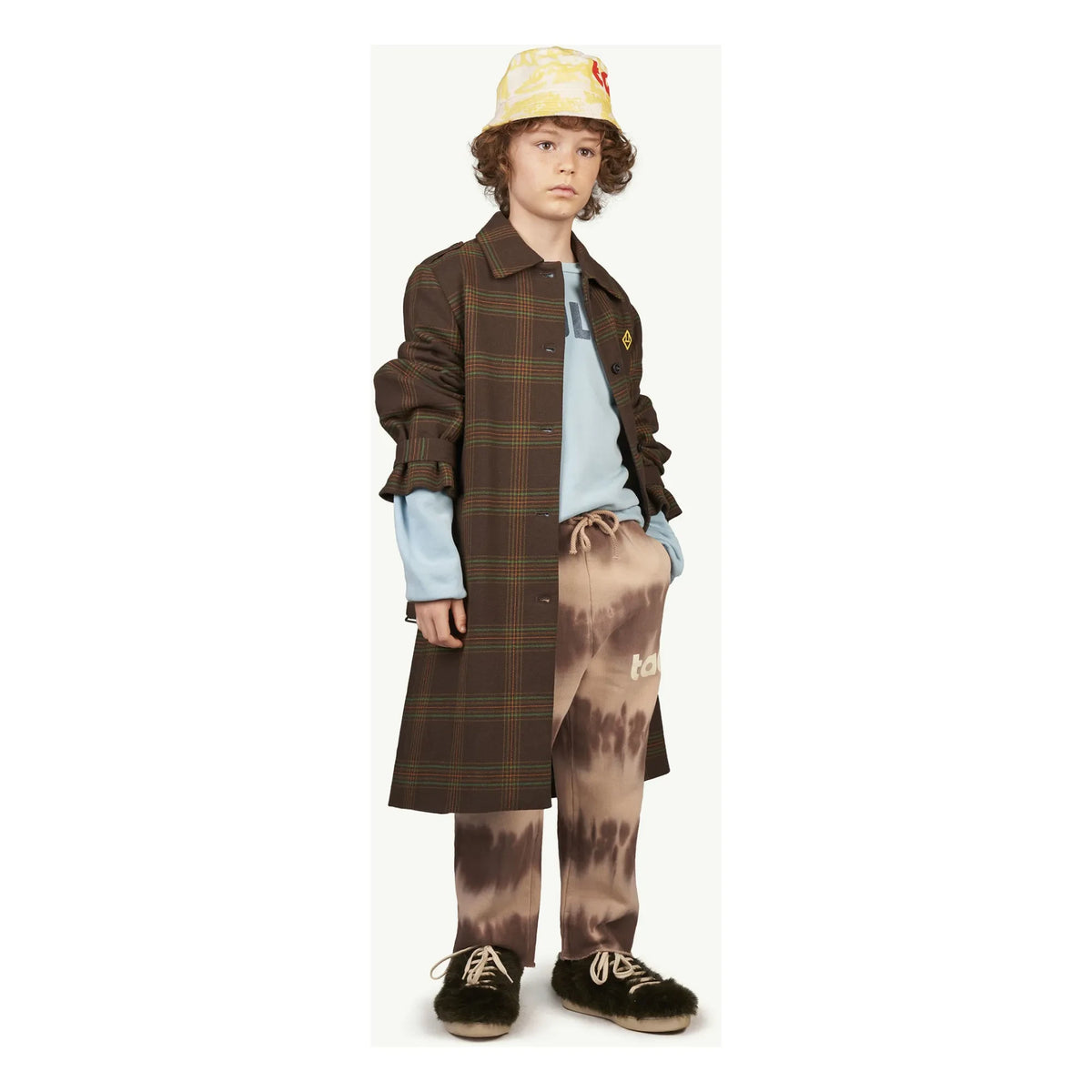 The Animals Observatory - Checked Coat | Brown