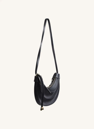 Farm Rio - Banana Small Leather Bag | Black