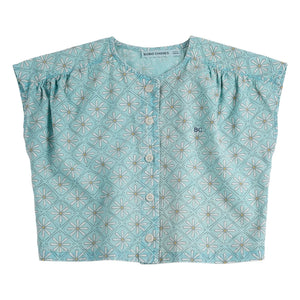 Bobo Choses - Organic Cotton Daisy Top | Light Blue