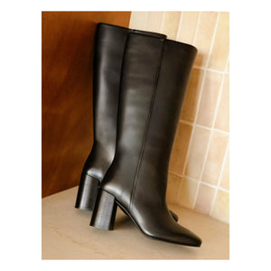 Bobbies - Hisaé Leather Lamb Boots | Black
