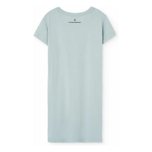 The Animals Observatory - Gorilla Dancer Organic Cotton Dress | Pale Blue