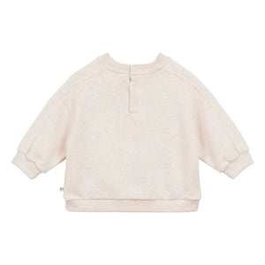 Arsène et Les Pipelettes - Sweat Soleil Organic Cotton | Heather Beige