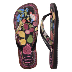 Havaianas - Top Tropicalia Vibes Flip Flops | Black
