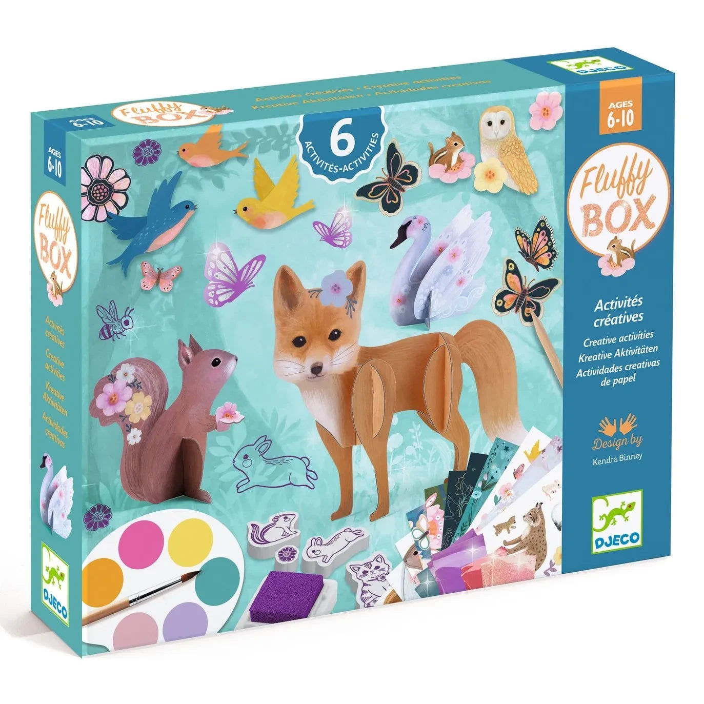 Djeco - Creative Activity Kit - Fluffy Box