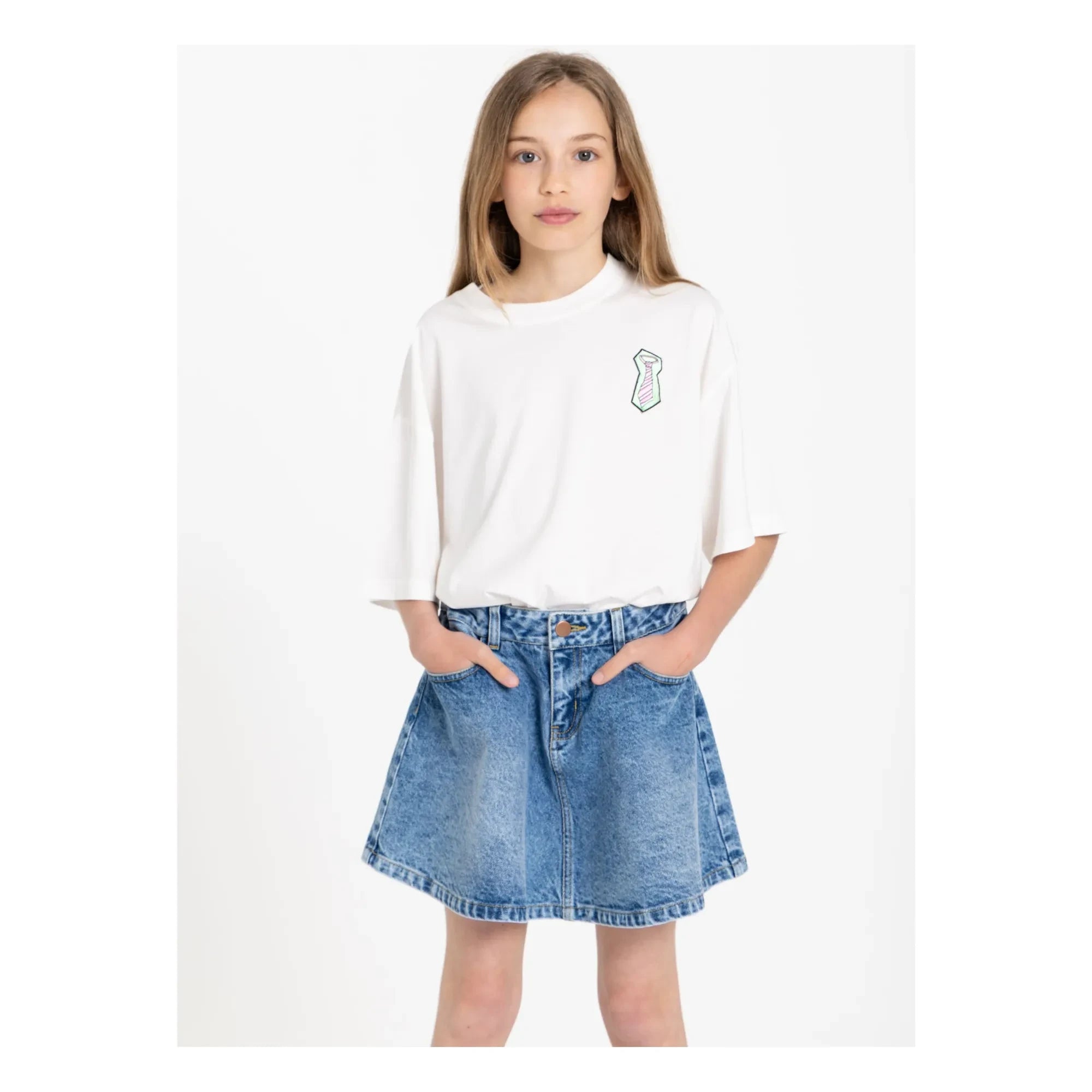 Finger in the nose - Oversized Filo Organic Cotton T-shirt | White