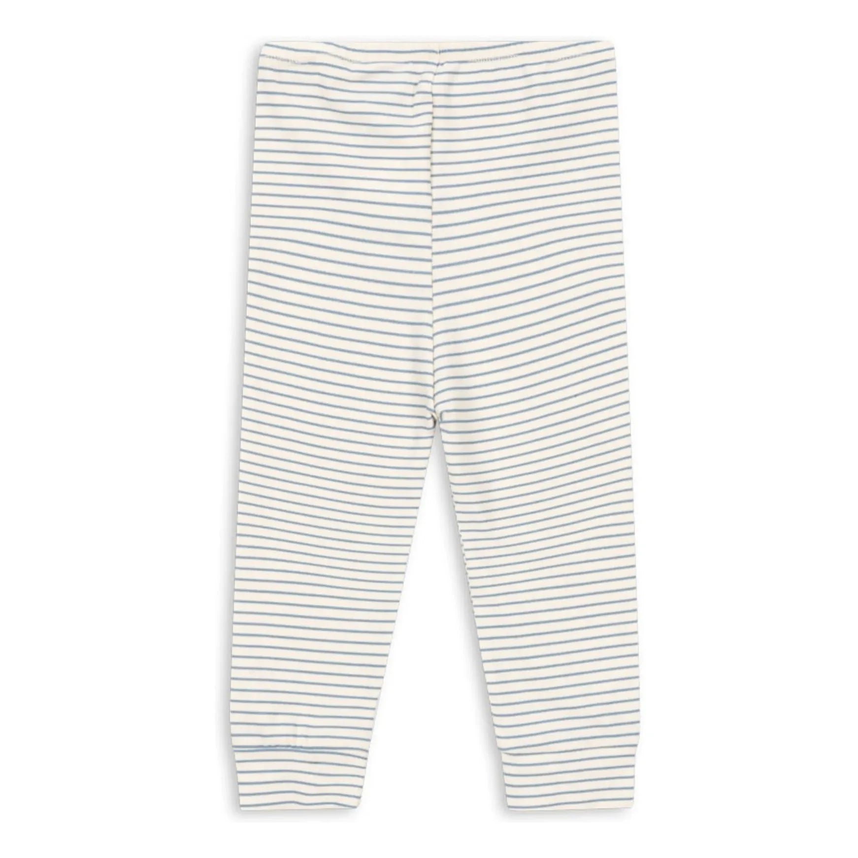 Konges Sløjd - Striped Organic Cotton Leggings | Beige