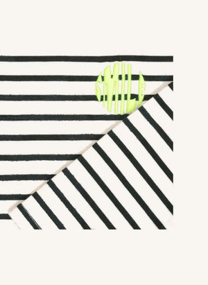 Tumble N'Dry - Chester Striped Organic Cotton T-Shirt | Cream