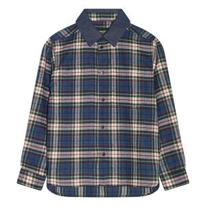 Finger in the Nose - Enara Checkered Shirt | Blue